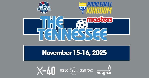 The Tennessee Masters @ Pickleball Kingdom logo