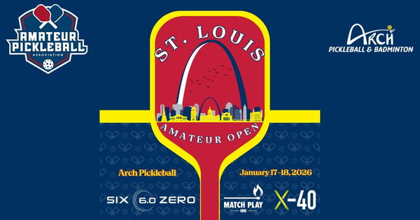 The St. Louis Amateur Open @ Arch Pickleball & Badminton logo