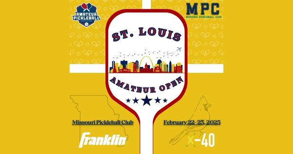 The St. Louis Amateur Open @ Missouri Pickleball Club logo