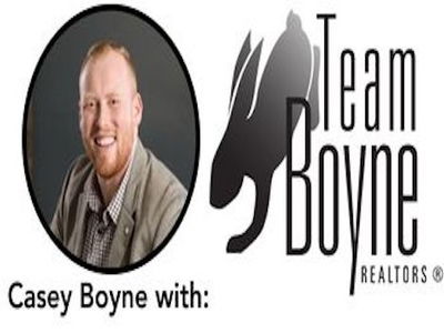 Casey Boyne with Team Boyne Realtors logo