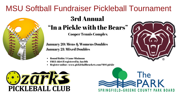 3rd Annual "In a Pickle with the Bears" MSU Fundraiser logo