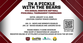 4th Annual "In a Pickle w/ The Bears" MSU Fundraiser