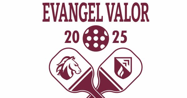 EVANGEL VALOR GOLD MECHANICAL 2025 PICKLEBALL TOURNAMENT logo