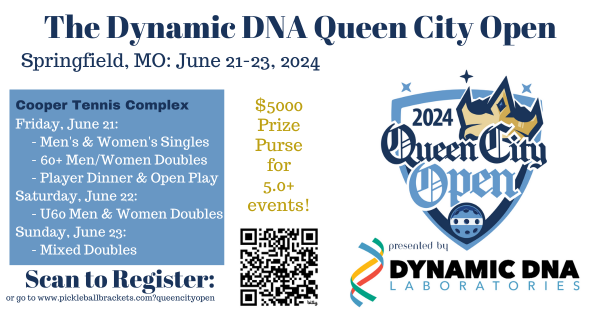The Dynamic DNA Queen City Open logo