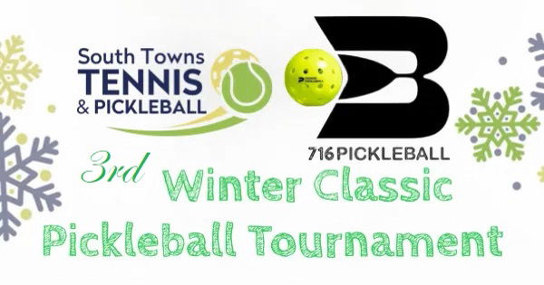 South Towns Tennis and Pickleballs 3rd Annual Winter Pickleball Classic logo