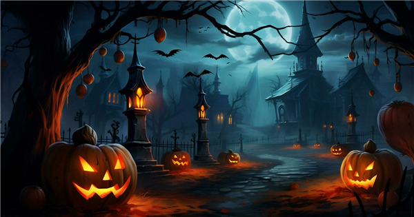 The Halloween Open logo
