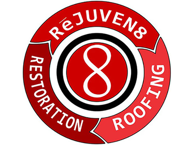 ReJUVEN8 Restoration Roofing logo