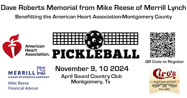 Dave Roberts Memorial benefitting the American Heart Association of Montgomery County (Houston) logo