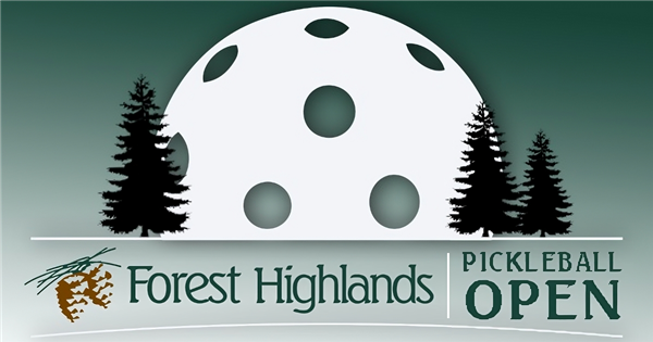 Forest Highlands Pickleball Open 2025 logo