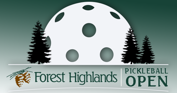 Forest Highlands Pickleball Open logo