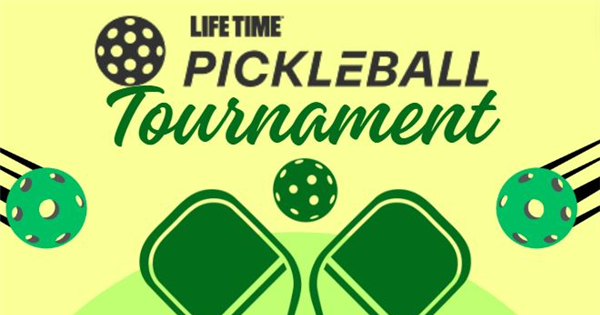 Life time Garden City May Pickleball Tournament logo