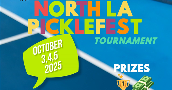 North Louisiana PickleFest 2025 logo