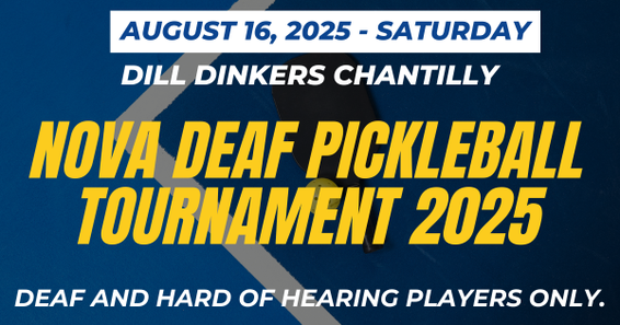 NOVA Deaf Pickleball Tournament 2025