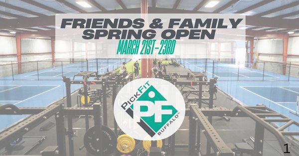 Friends & Family Spring Open logo
