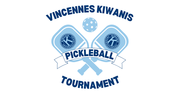 Vincennes Kiwanis Pickleball Tournament logo