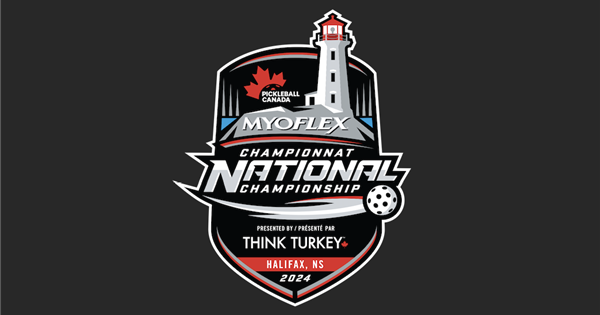 Myoflex 2024 Pickleball Canada National Championship Presented by Think Turkey logo