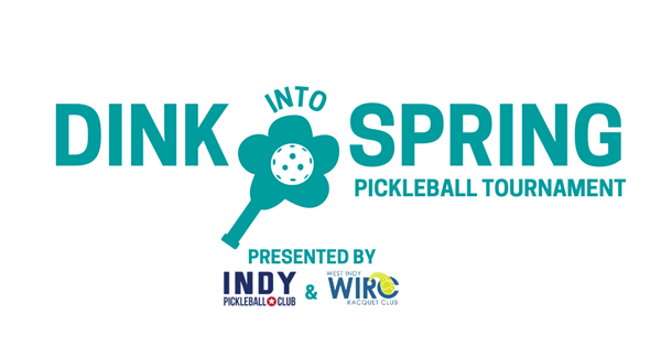 Dink Into Spring  Pickleball Tournament logo