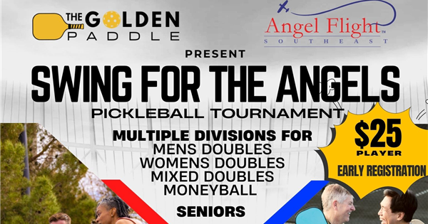 SWING FOR THE ANGELS 2025 - Charity Event logo