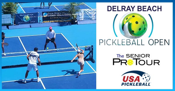 4th Annual Delray Beach Pickleball Open logo