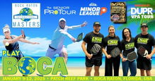 4th Annual Boca Raton Masters Pickleball Championships Logo