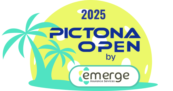 Pictona Open 2025 by Emerge Insurance Services logo