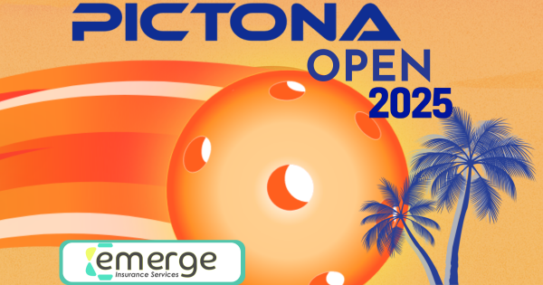 Pictona Open 2025 by Emerge Insurance Services logo