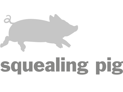 Squealing pig logo