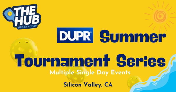 The HUB DUPR Summer Tournament Multi-Single Day Events - Sign up on CourtReserve logo