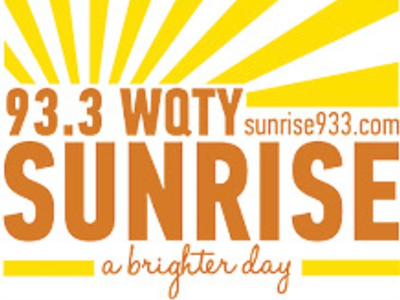 93.3 WQTY Sunrise logo