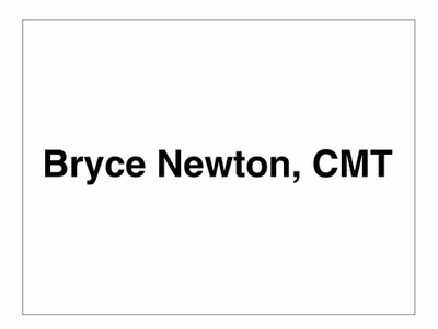 Bryce Newton, CMT logo