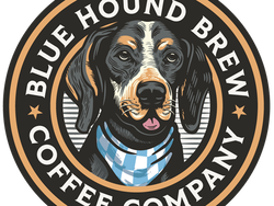 Blue Hound Brew Coffee Company logo