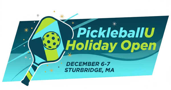 PickleballU Holiday Open logo