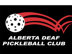 Alberta Deaf Pickleball Club logo
