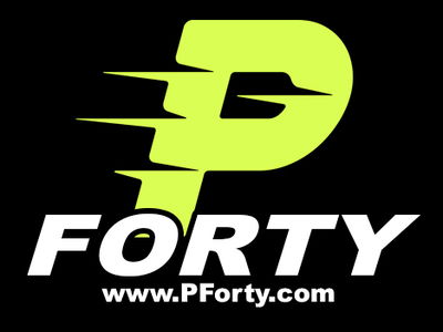 BALL SPONSOR / P-FORTY logo