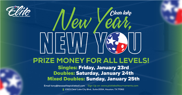 Elite: New Year, New You (Clear Lake) logo