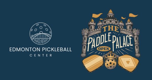 Edmonton Pickleball Center's Paddle Palace Open logo