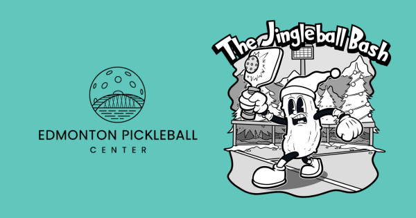 Edmonton Pickleball Center's: Jingleball Bash logo