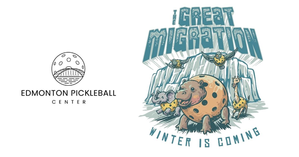 Edmonton Pickleball Center's The Great Migration Open logo