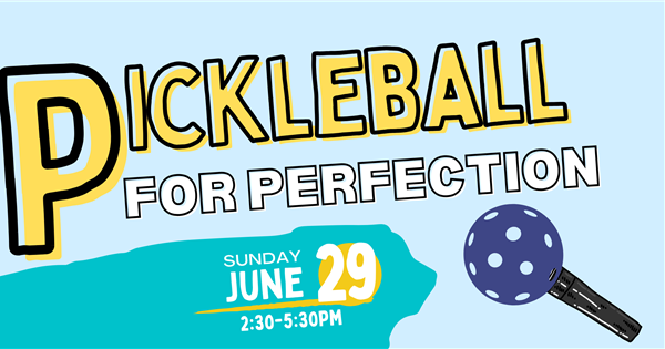 Pickleball for Perfection - Charity Tournament for the arts logo