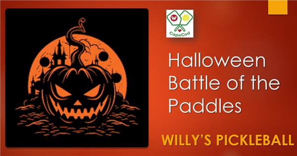 Halloween "Battle of the Paddles" logo