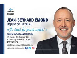Jean-Bernard Émond, Député de Richelieu logo
