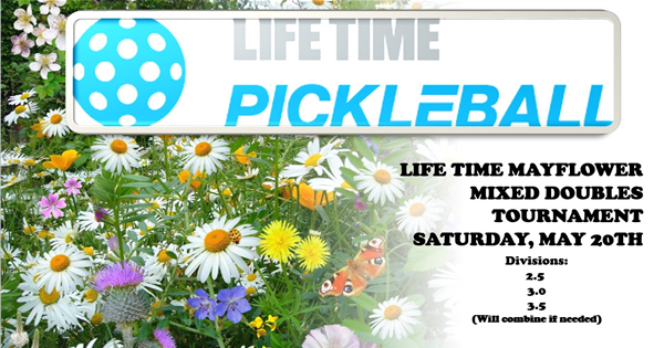 Life Time Mixed Doubles May Flower Tourney logo