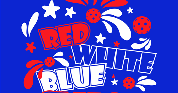 Red White Blue Romeoville Life Time logo