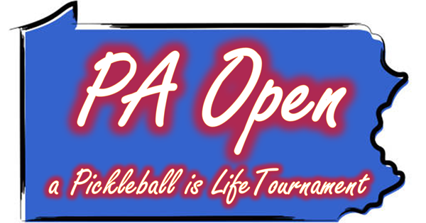 PA Open, a Pickleball is Life Tournament logo