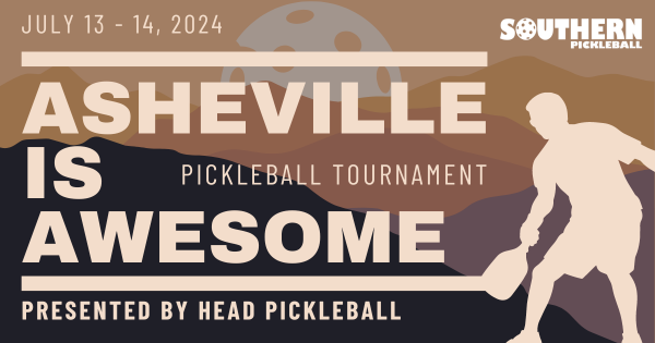 Asheville is Awesome Pickleball Tournament 2024 presented by HEAD Pickleball logo