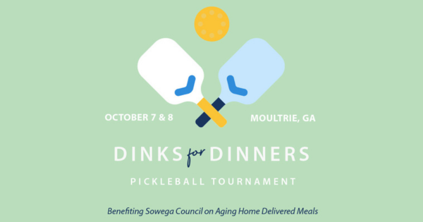 Sowega Council on Aging Pickleball Tournament logo