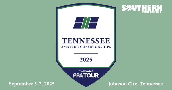 2025 Tennessee Amateur Pickleball Championships powered by Carvana PPA Tour & Southern Pickleball logo