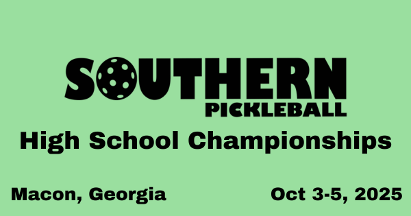 Southern Pickleball High School Championships logo