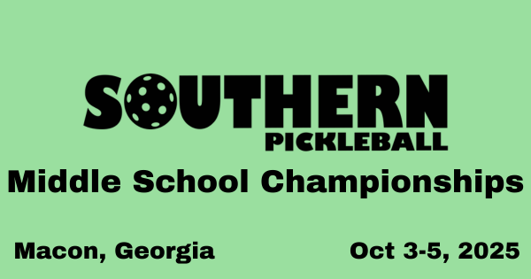 Southern Pickleball Middle School Championships logo