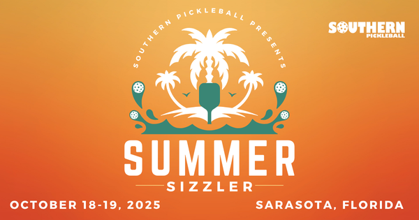 2025 Sarasota Sizzler hosted by Southern Pickleball logo